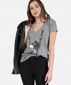 Lauren Moshi X Exclusive X Rock Hand Short Sleeve