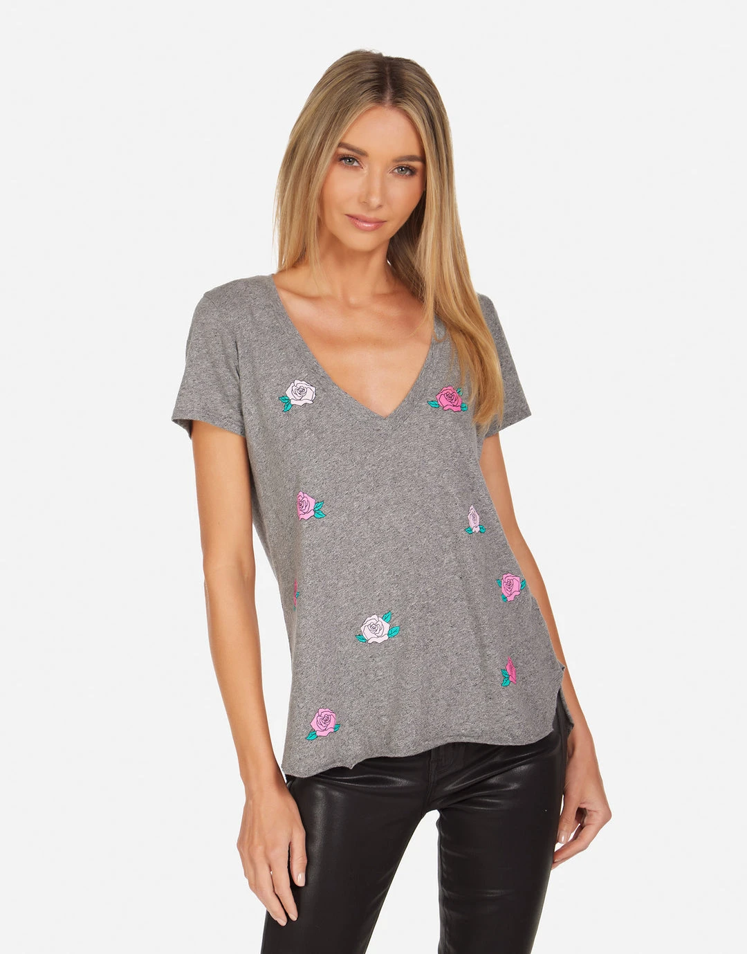 Lauren Moshi NEW Emmalyn Pink Rose Skull