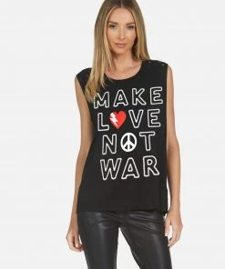 Lauren Moshi X Short Sleeve Kel X Make Love Not War