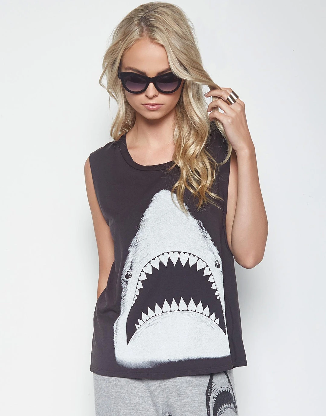 Lauren Moshi Kel Shark Tops
