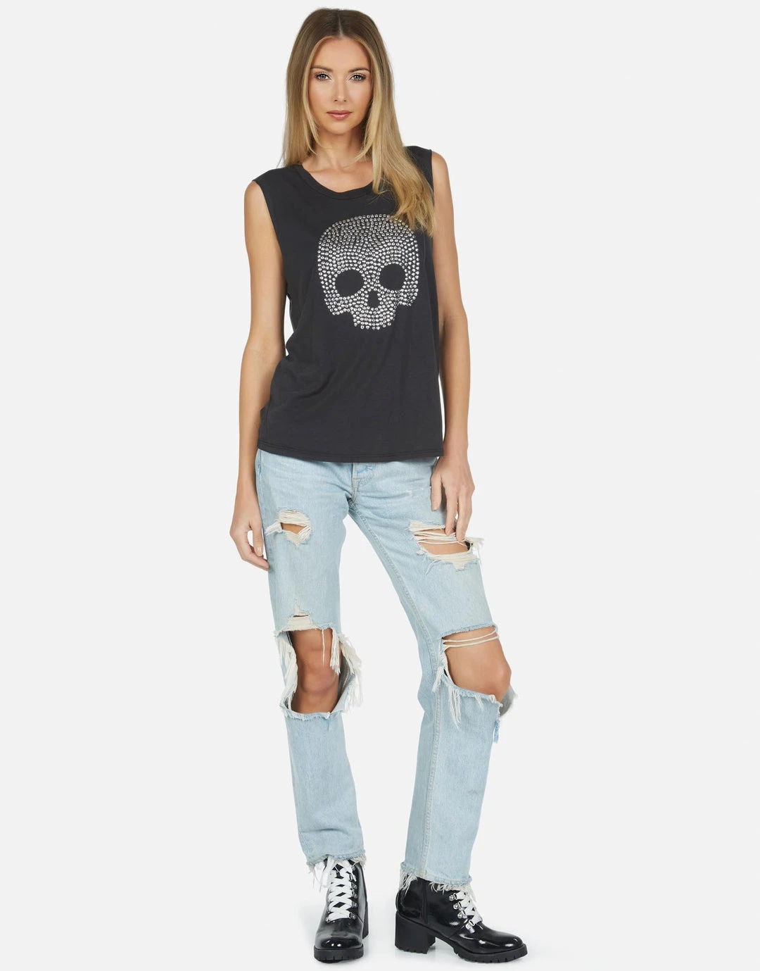 Lauren Moshi Kel Nailhead Skull