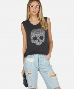 Lauren Moshi Kel Nailhead Skull