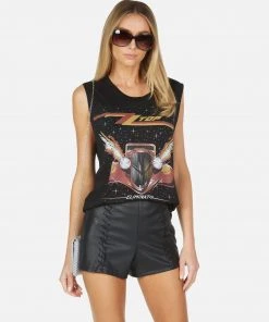 Lauren Moshi X ZZ Top Tanks Kel ZZ Top Eliminator