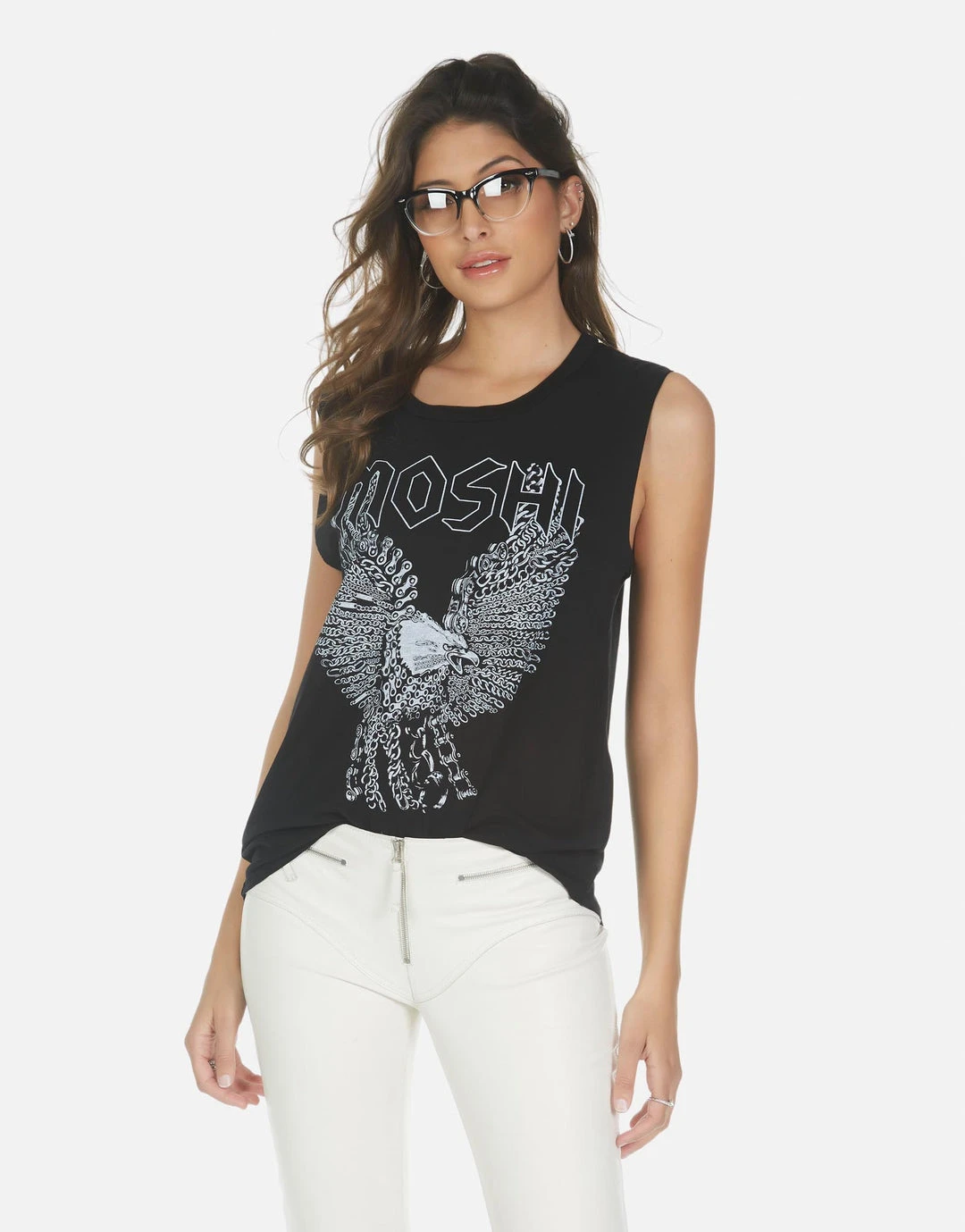 Lauren Moshi Tanks Kel Moshi Eagle