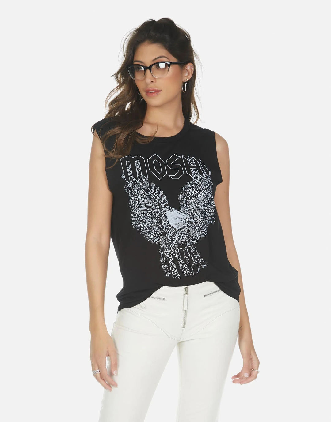 Lauren Moshi Tanks Kel Moshi Eagle
