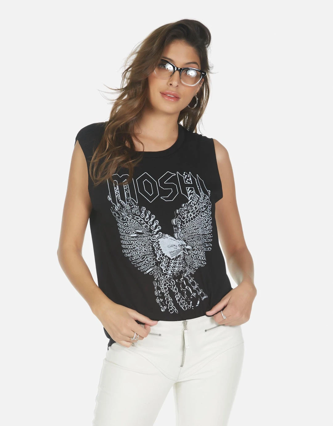 Lauren Moshi Tanks Kel Moshi Eagle