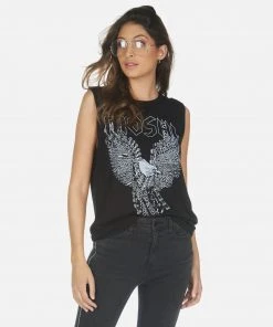 Lauren Moshi Tanks Kel Moshi Eagle