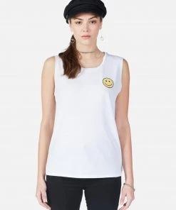 Lauren Moshi Tanks Sibley Happyface