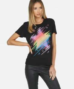 Lauren Moshi Croft Neon Sparkle Star