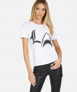 Lauren Moshi Short Sleeve Croft LA Shark