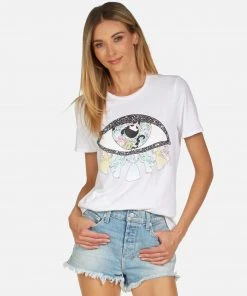 Lauren Moshi Short Sleeve Disney Princess Croft Crystal Eye