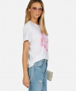 Lauren Moshi Croft Sparkle Rose Short Sleeve