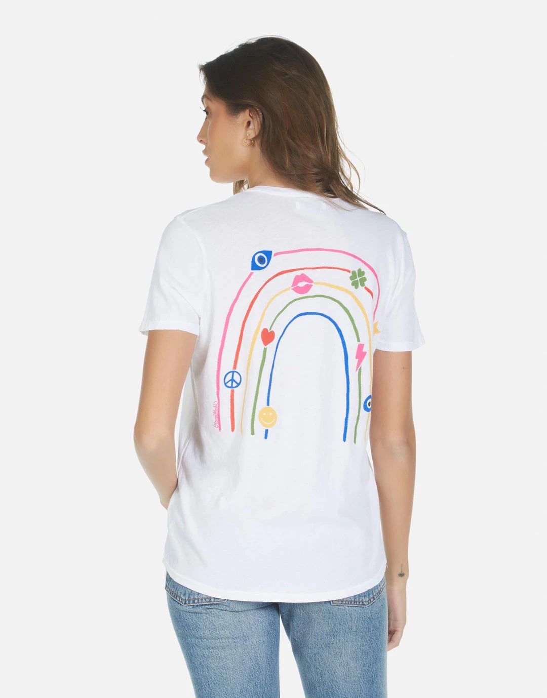 Lauren Moshi Short Sleeve Croft Elements Rainbow