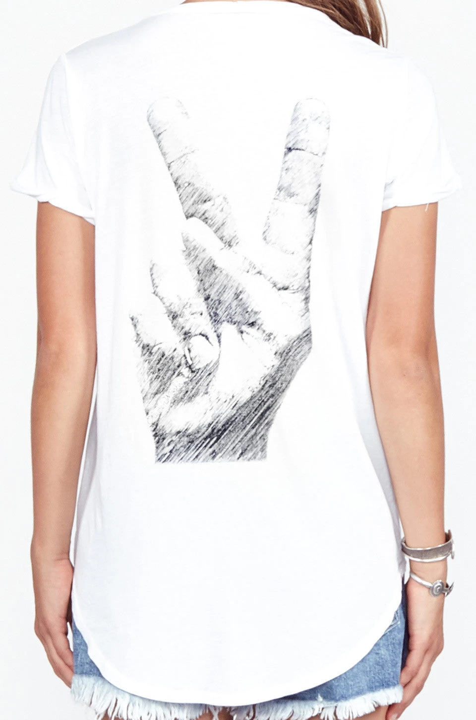 Lauren Moshi Short Sleeve X Exclusive X Peace Out