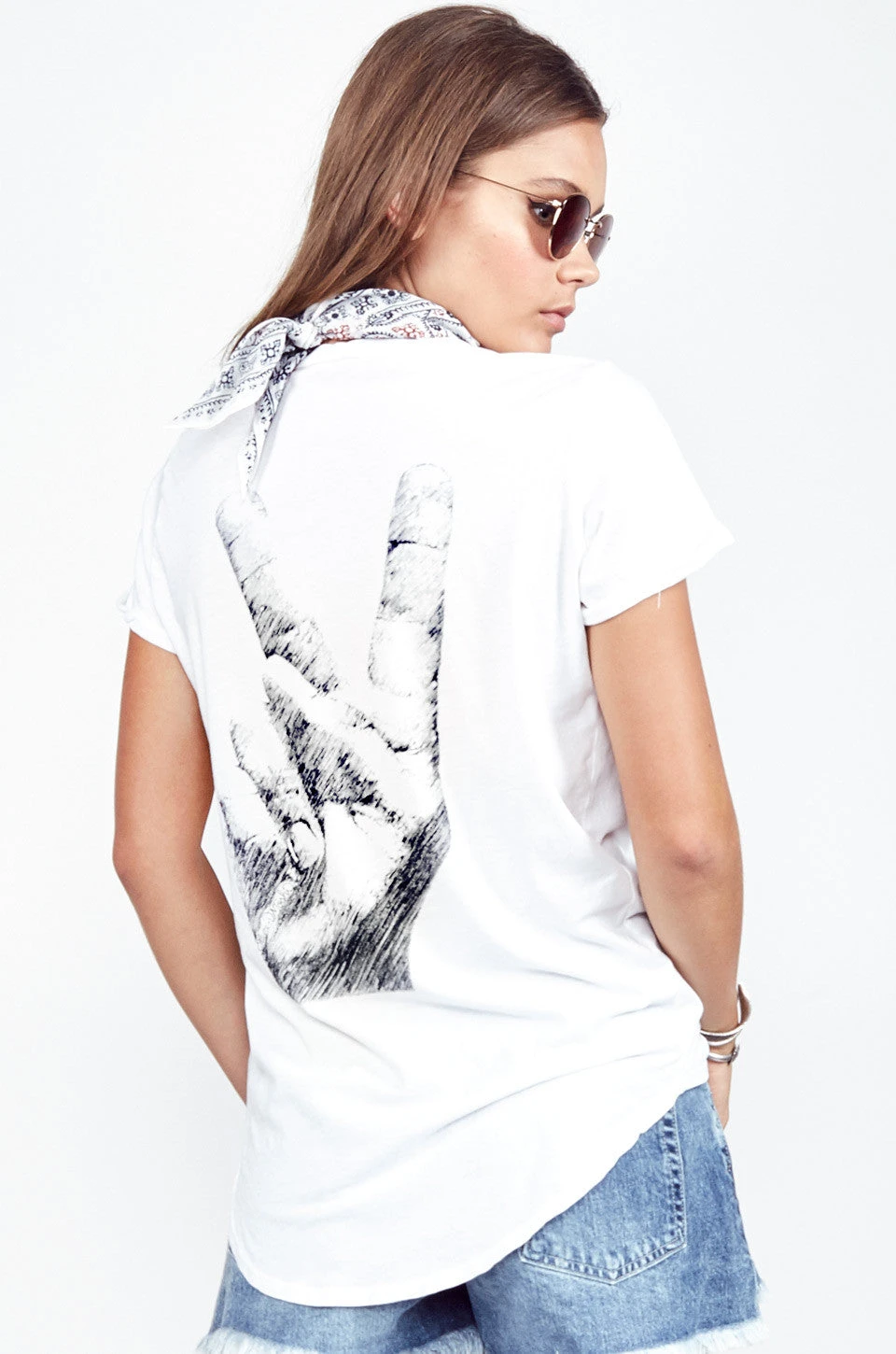 Lauren Moshi Short Sleeve X Exclusive X Peace Out