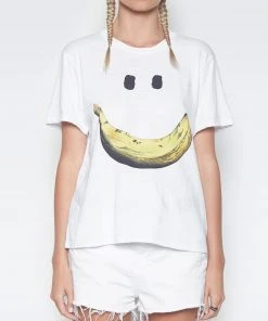 Lauren Moshi Short Sleeve Evie Happy Banana