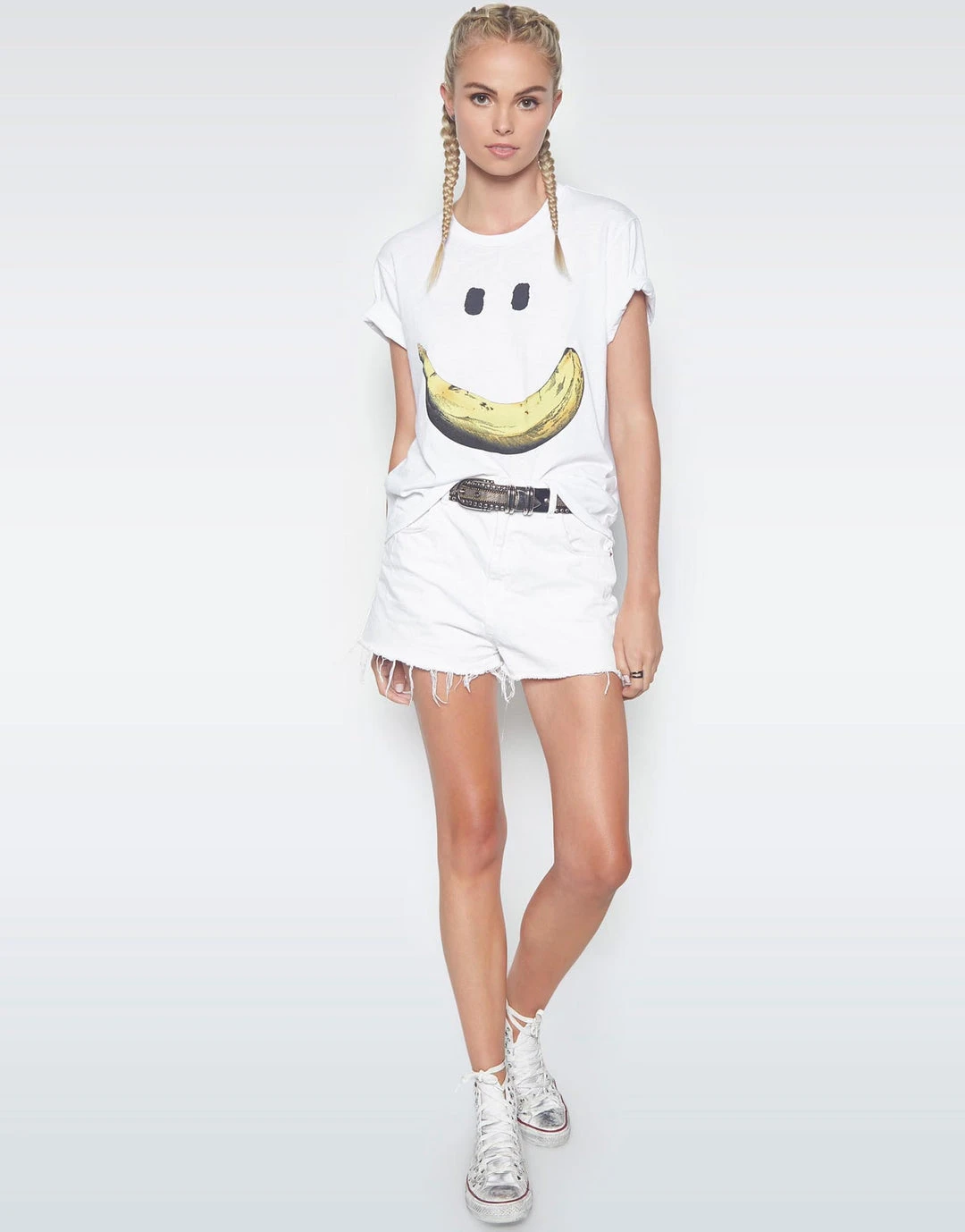 Lauren Moshi Short Sleeve Evie Happy Banana