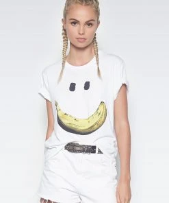 Lauren Moshi Short Sleeve Evie Happy Banana