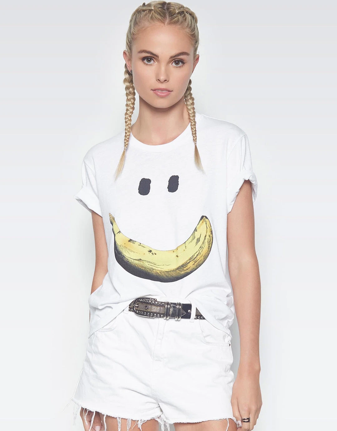 Lauren Moshi Short Sleeve Evie Happy Banana