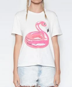Lauren Moshi Evie Flamingo Floatie Short Sleeve