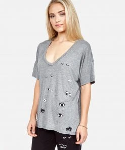 Lauren Moshi Brixton Glam Eyes Short Sleeve