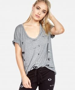 Lauren Moshi Brixton Glam Eyes Short Sleeve