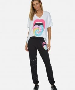 Lauren Moshi Gia Tie Dye Tongue