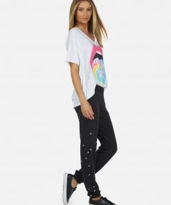 Lauren Moshi Gia Tie Dye Tongue