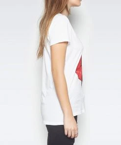 Lauren Moshi Niya Lightning Bolt Lip Short Sleeve