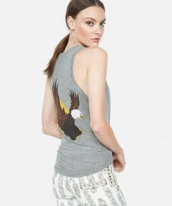 Lauren Moshi Peyton Lightning Eagle Tanks
