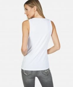 Lauren Moshi Tanks Ashlin Rainbow Ray Lip Tank