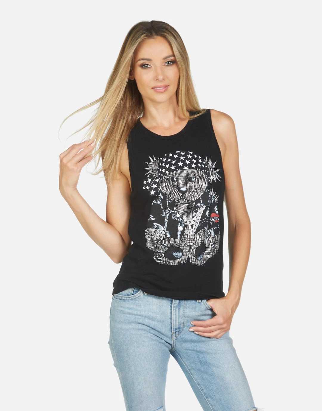 Lauren Moshi Ashlin Crystal Rocker Teddy