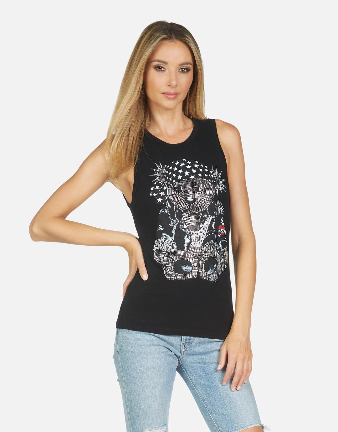 Lauren Moshi Ashlin Crystal Rocker Teddy