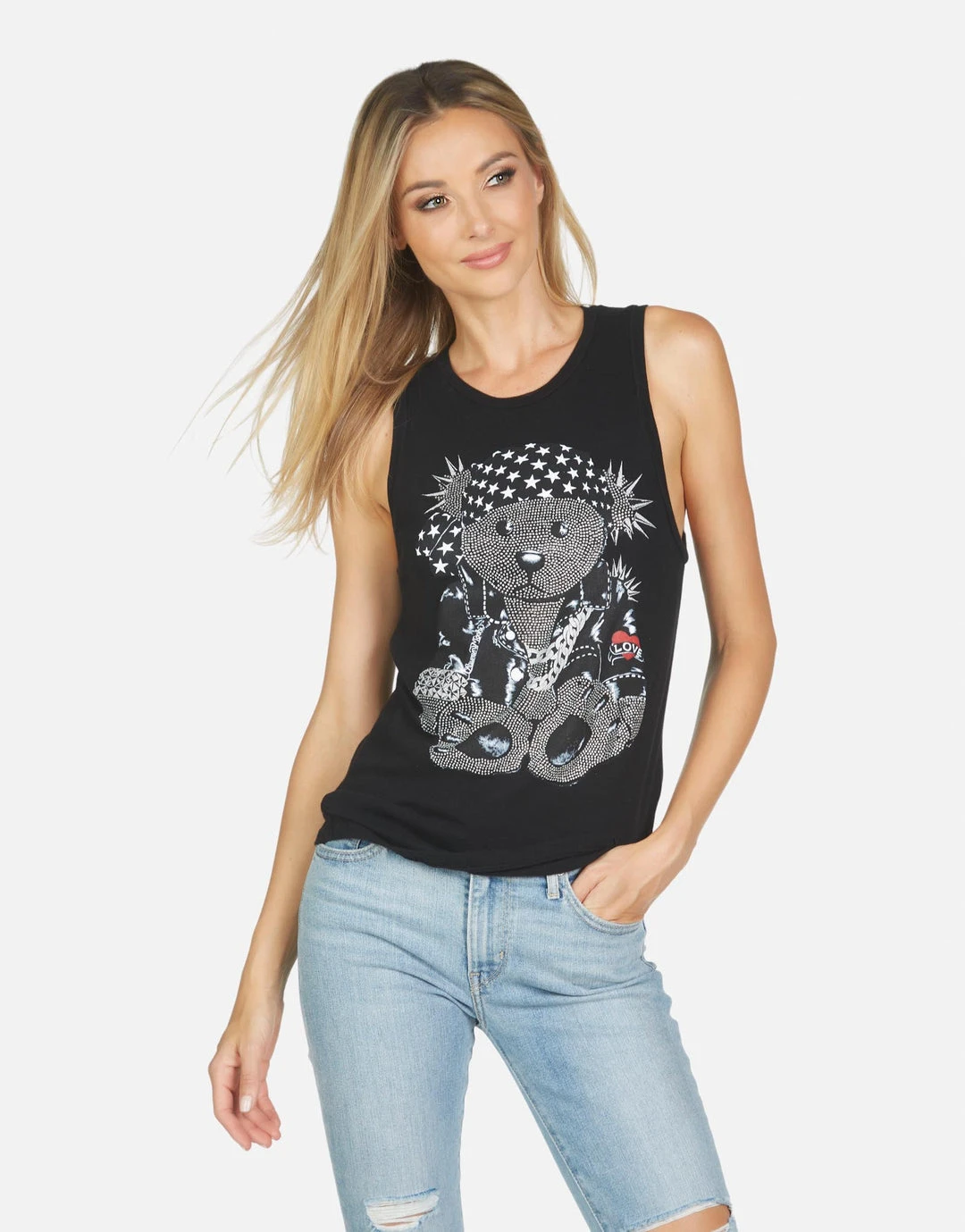 Lauren Moshi Ashlin Crystal Rocker Teddy