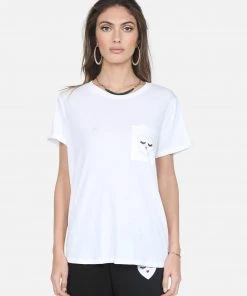 Lauren Moshi Iris Glam Heart Face Short Sleeve