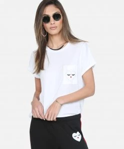 Lauren Moshi Iris Glam Heart Face Short Sleeve