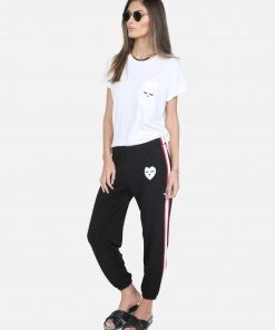 Lauren Moshi Iris Glam Heart Face Short Sleeve