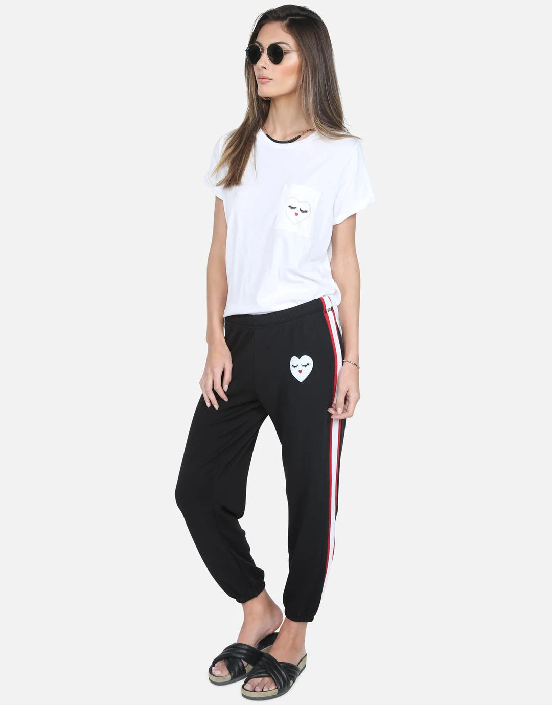 Lauren Moshi Iris Glam Heart Face Short Sleeve