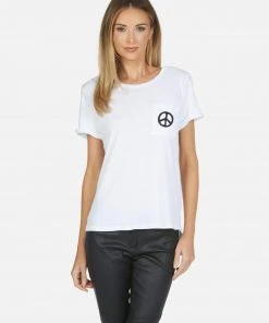 Lauren Moshi Short Sleeve Iris Rainbow Ray Peace