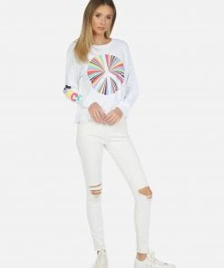 Lauren Moshi Luella Rainbow Ray Peace Long Sleeve