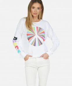 Lauren Moshi Luella Rainbow Ray Peace Long Sleeve