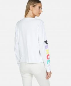 Lauren Moshi Luella Rainbow Ray Peace Long Sleeve