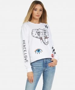 Lauren Moshi Long Sleeve Luella Elephant Bolt Elements