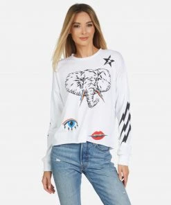 Lauren Moshi Long Sleeve Luella Elephant Bolt Elements