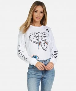 Lauren Moshi Long Sleeve Luella Elephant Bolt Elements
