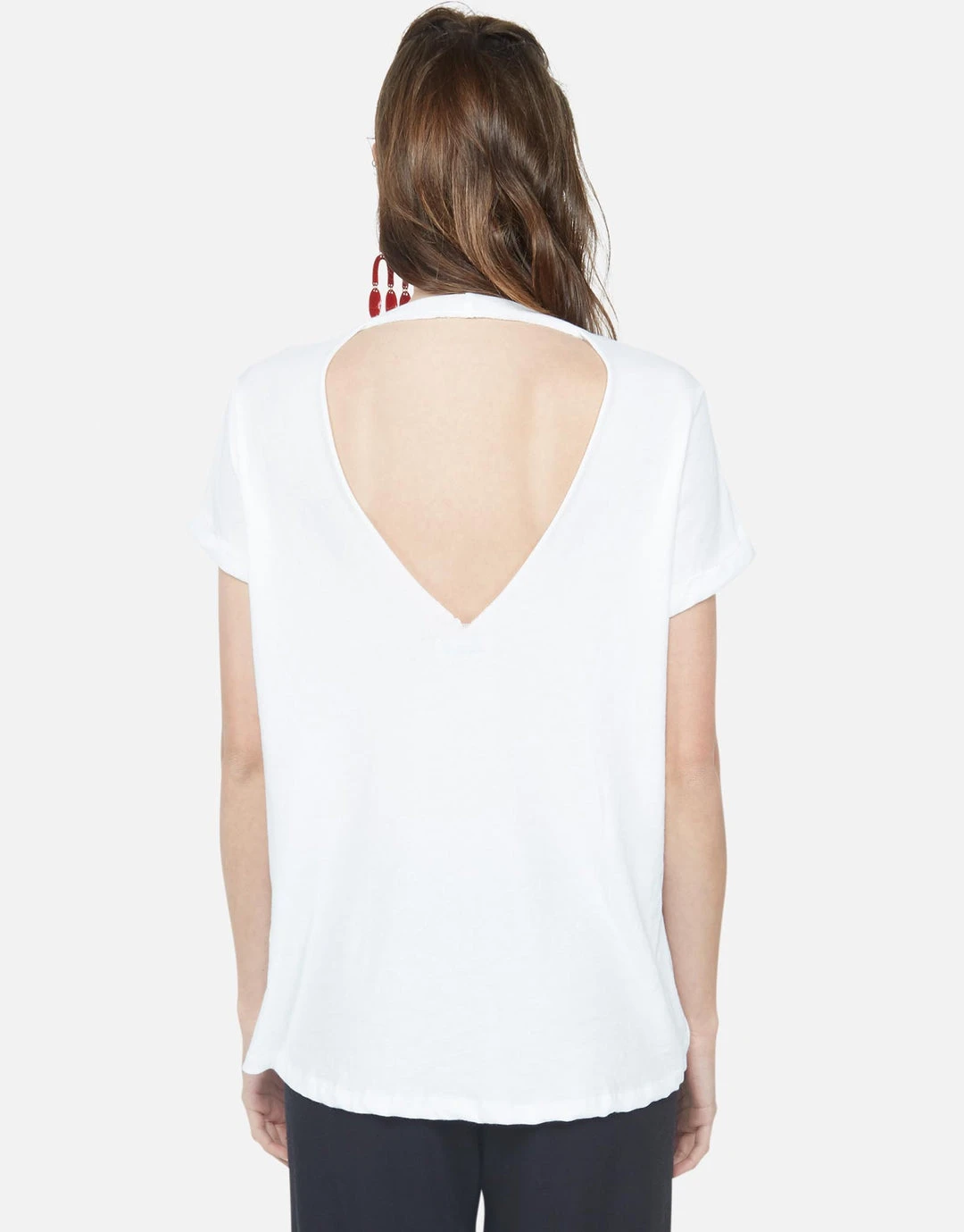 Lauren Moshi Short Sleeve Moxie Skull Crest