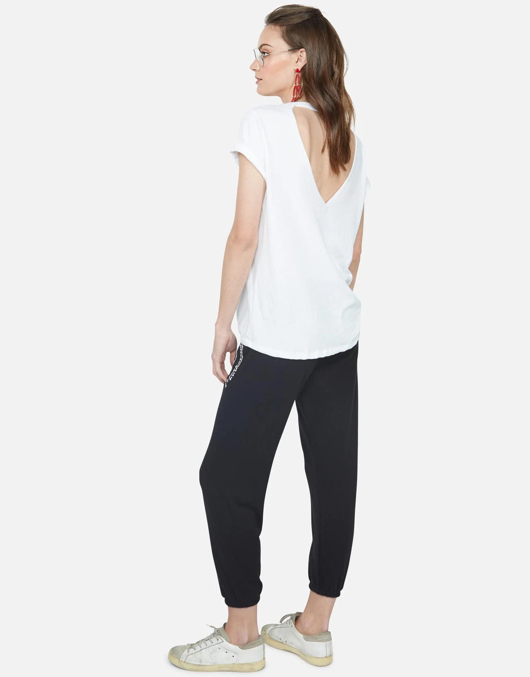 Lauren Moshi Short Sleeve Moxie Skull Crest