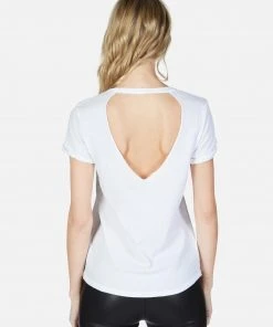 Lauren Moshi Short Sleeve Moxie Rainbow Biting Lip