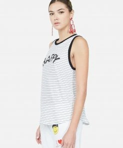 Lauren Moshi Tanks Aurelia Happy