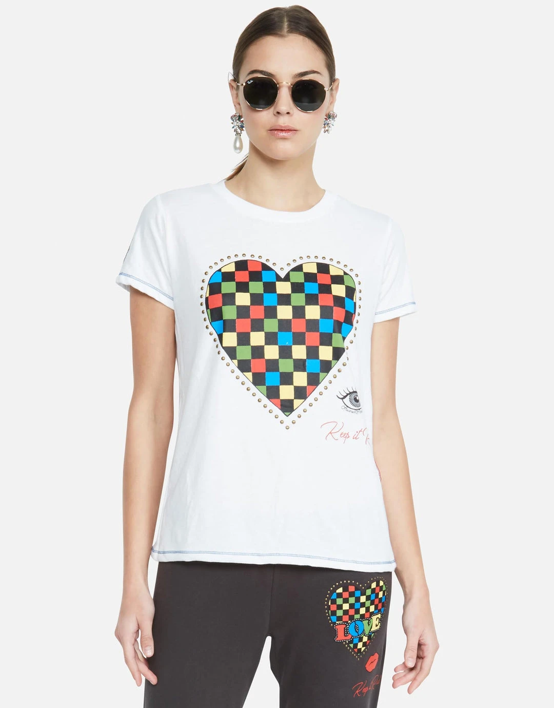 Lauren Moshi Aviana Rad Checkered Heart